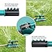 Lawn Sprinkler, Automatic 360 Rotating Adjustable Garden Sprinkler Garden Water Sprinkler with 3600 SQ FT Coverage Premium Quality Lawn Irrigation System