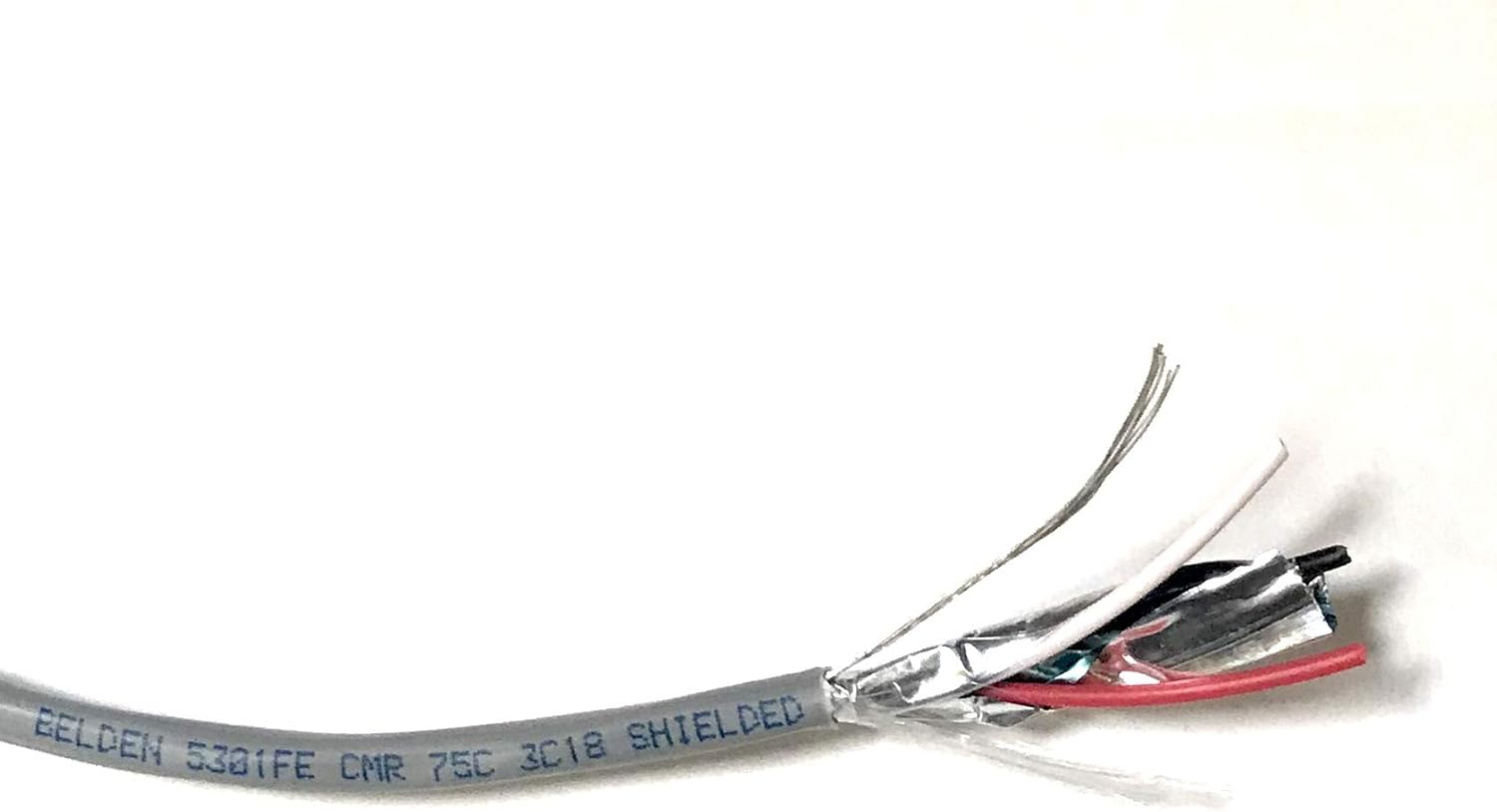 Belden 5301FE 18/3 Shielded Control Cable 1000 Ft, Electrical Wire