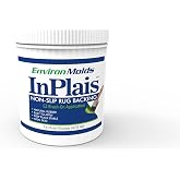 ENVIRONMOLDS InPlais Non-Slip Area Rug Backing (16 oz) - Fabric &amp; Floor Safe Latex Layer for Kitchen, Bathroom, Hallways | Enhances Rug Durability &amp; Safety