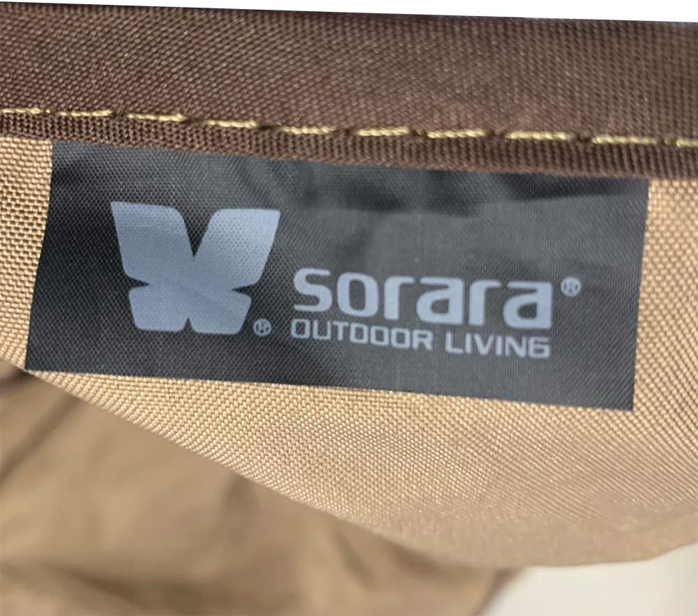 SORARA Rectangular Cushion Cover Storage Bag Outdoor Protective Zippered Patio Furniture Cover, Water Resistant, 32''L x 32''W x 24''H : Garden & Outdoor