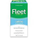 Fleet Laxative Saline Enema for Adult Constipation, 4.5 fl oz, 4 Bottles