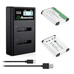 Powerextra NP-45 NP-45S NP-45A Battery1300mAhX2 and