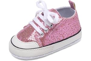 KHOCADW Baby Shoes,Infant Boys Girls Non-Slip Soft Sole Lightweight Sneakers,Unisex First Walking Shoes for 0-18 Months Toddler