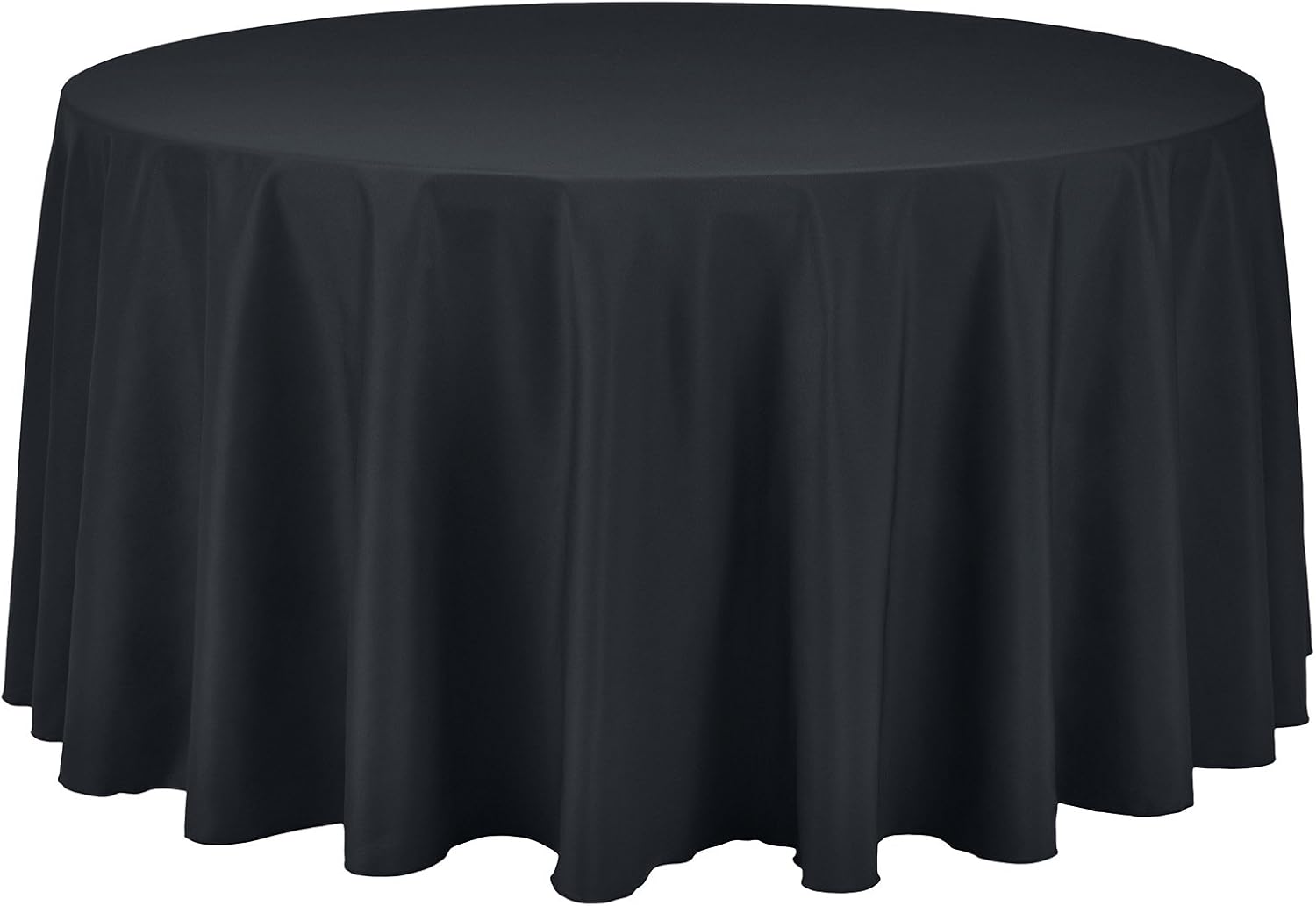Best 108 inch round table cloth gray