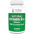 Dr. Berg Natural Vitamin B1 B6 B12 Complex - Allithiamine Vitamin B1 Supplement with