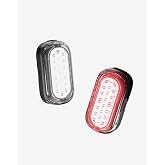 Lumos Firefly Mini Smart Bike Light System,Sync Turn Signal &amp; Brake Lights, Rechargeable LED Front &amp; Rear Lights with Custom Brightness, Flash Patterns, Bicycle Accessories for Night Riding