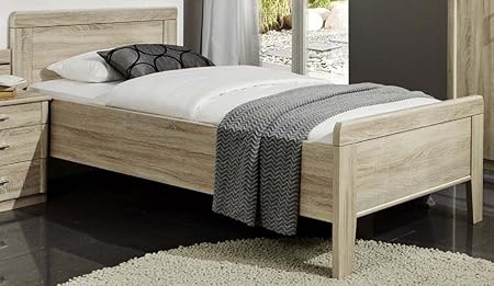 Seniorenbett bv-vertrieb Moebel 100x200 Eiche Komfortbett höhenverstellbar - (3146)