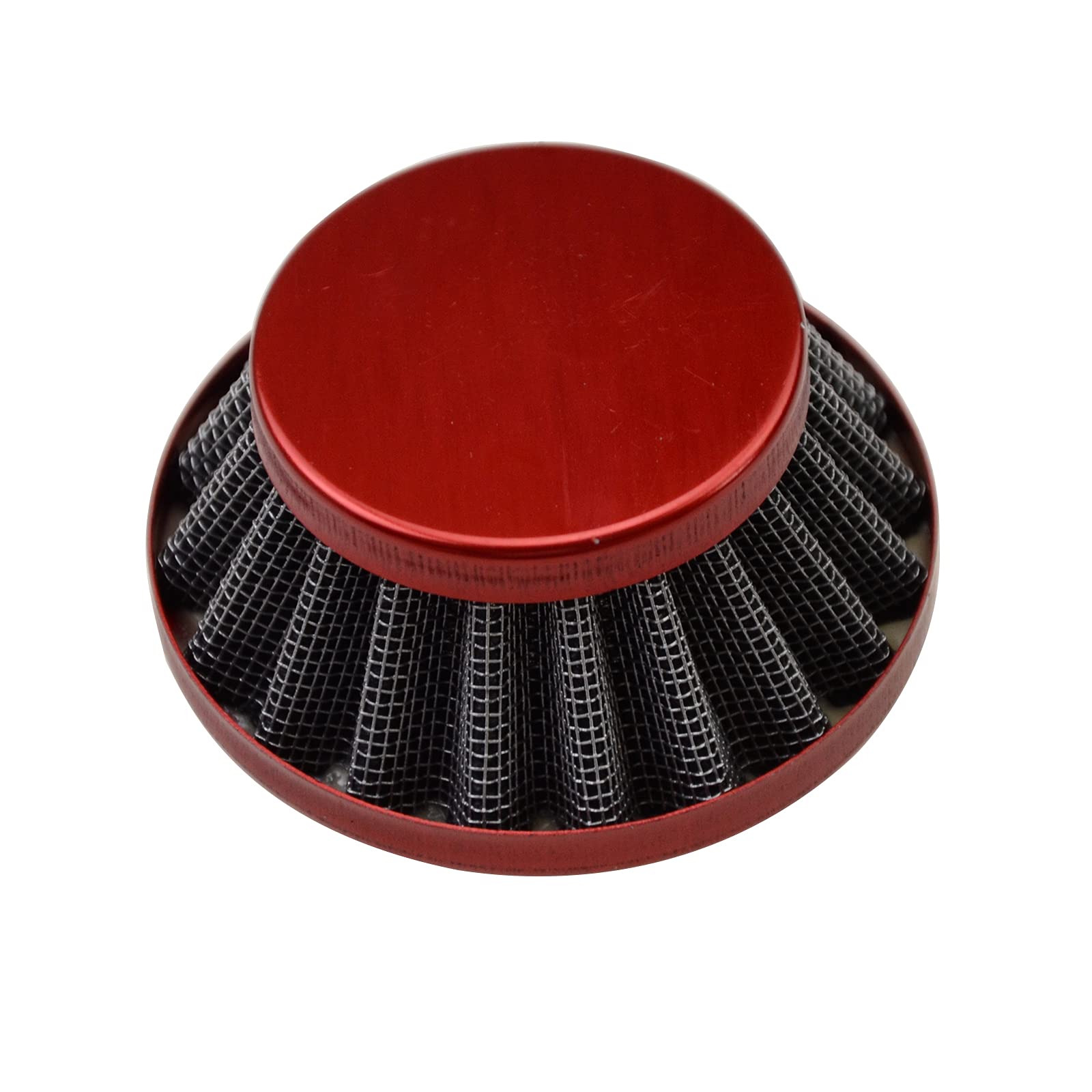 GOOFIT 35mm Motorcycle Air Filter Replacement For ATV Dirt Bike Go Kart Quad Dune Buggy ATV Red