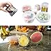 Silicone Stretch Lids, 12 Packs Reusable Seal Food Reusable Covers Lids for Bowls, Durable, Heat Resistant Storage Covers Fit Various Sizes and Shape of Containers, Dishwasher & Freezer Safe