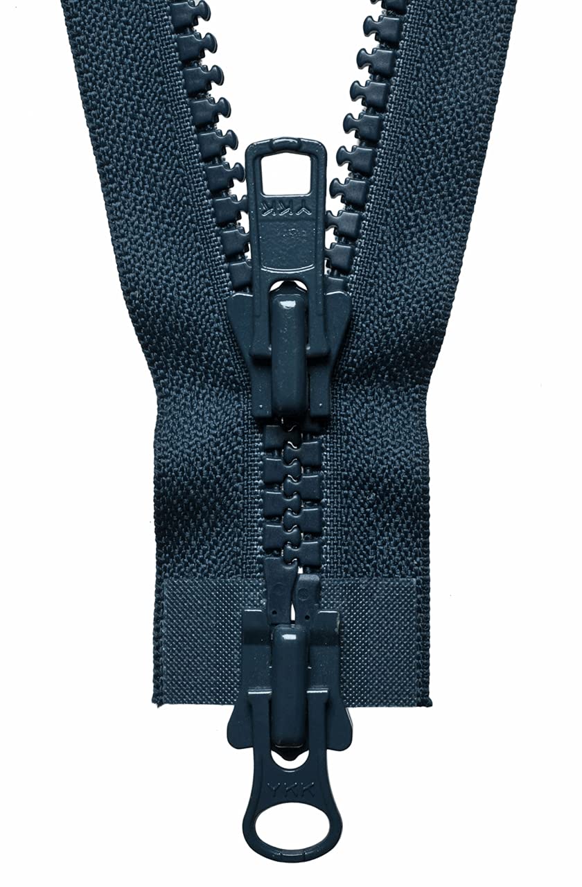 YKK Two Way Slider Zip, Blue, 71 cm Length โ image 1