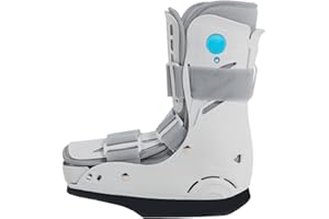 Shuyan Jiao Offloading Walking Boot Inflatable Walker Fracture Boot for Broken Toe Foot Medical Air Cam Walker Brace Forefront Healing Boot (L)