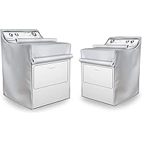 2Pack Washing machine cover,Fit for Outdoor Top Load and Front Load Machine,Washer Cover With Zipper Design for Easy Use…