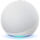 Echo (4th Gen) | With premium sound, smart home hub, and Alexa | Glacier White