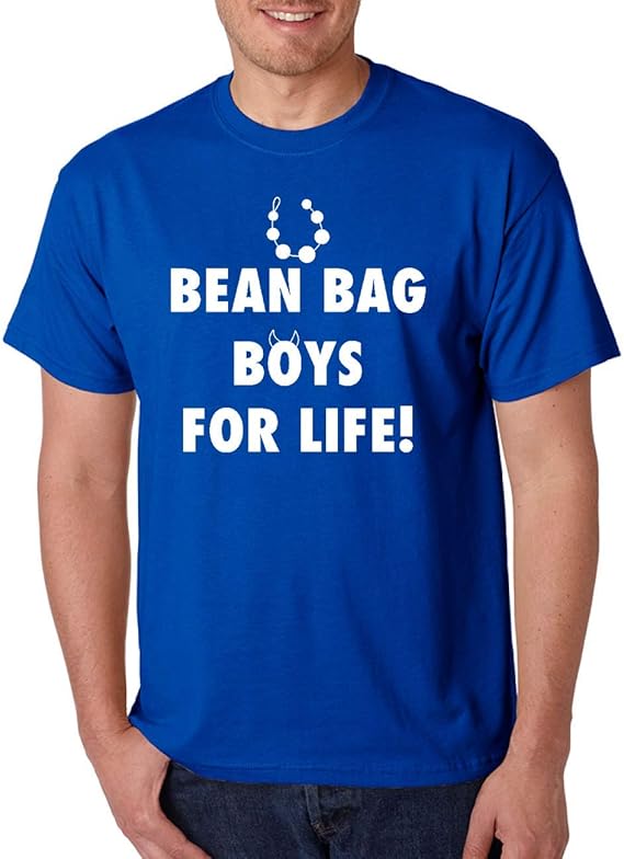 Camiseta masculina Allntrends Movie Bean Bag Boys for Life, Royal Blue