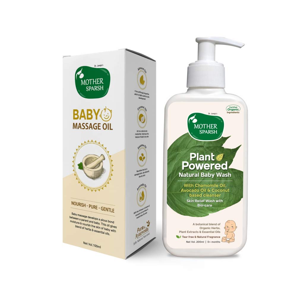mother sparsh baby massage oil