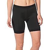 Terry Cycling Universal Bike Liner Shorts for Womens Padded Cycling Shorts with Bike Chamois Underwear Reg & Plus Sizes