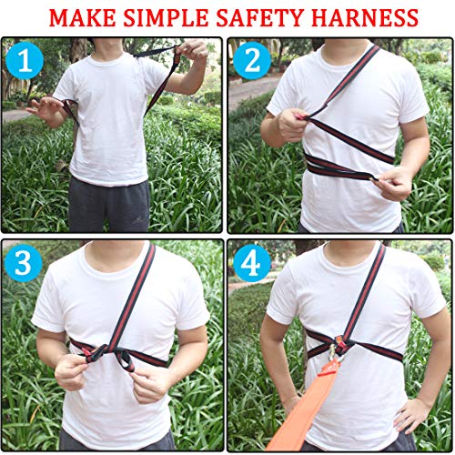 Boaton 48'' Climbing Utility Cord, Create Anchor Systems, Tree Climbing Gear, Rigging Tool for Tree Work, Rock Climbing, Rescue, Rappelling, Rigging, Hiking, Emergency Gear - Thumbnail 5