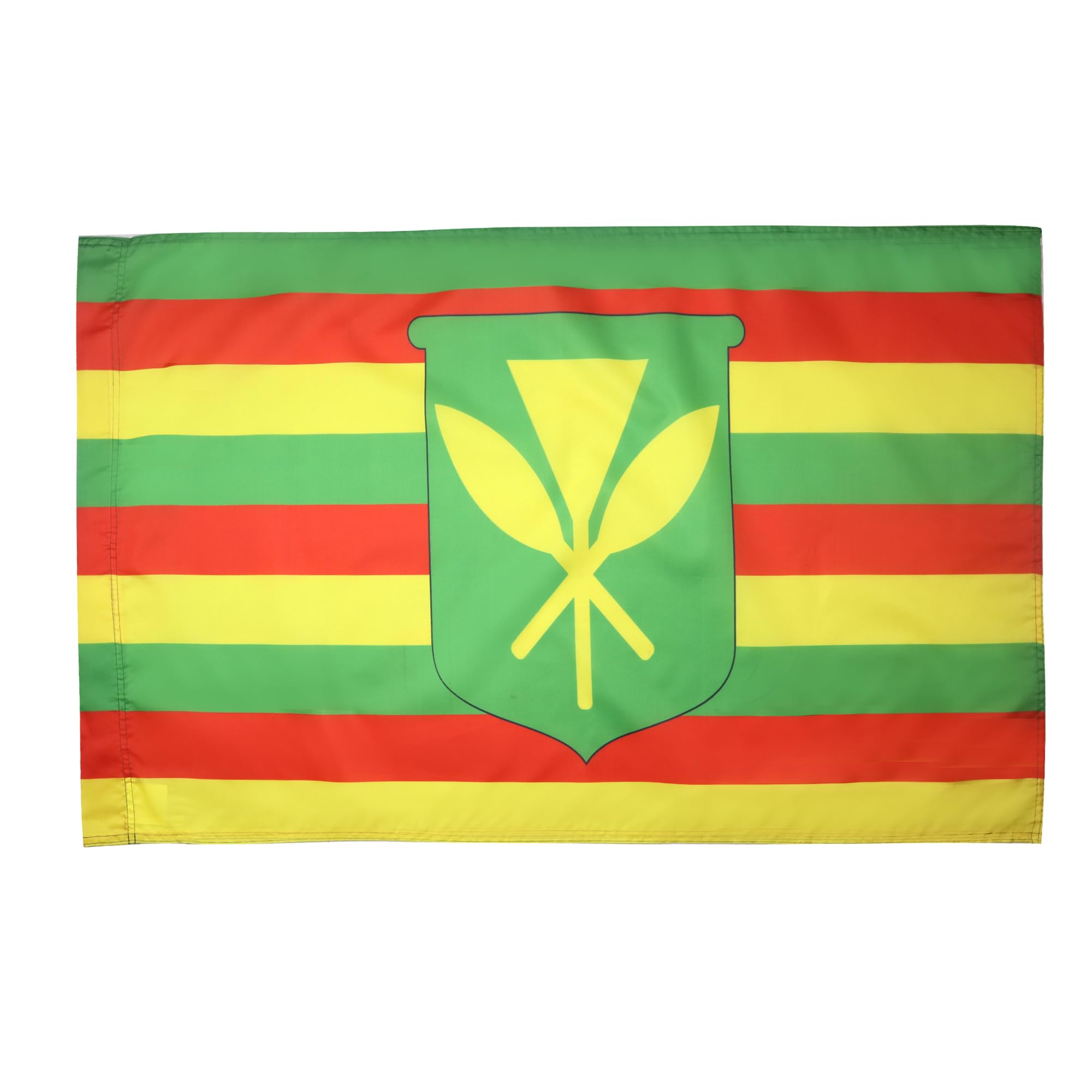 AZ FLAG - Hawaii Kanaka Maoli Flag - 3x5 Ft - Native Hawaiians Banner with Sleeve - 100% Polyester - Fade Resistant - Vivid Colors - 3' x 5' Feet - 150x90 Cm