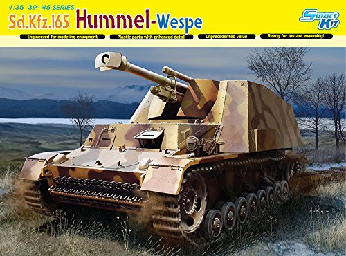 Dragon Models 1/35 "Hummel-Wespe" le Pz.Haub auf Hummel Fahrgestell Vehicle Model Building Kit