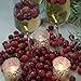 Frux Home and Yard FLAMELESS TEA LIGHT SET 24 Flickering LED Battery Tealight Candles With Gold Decorative Votive Wraps Included