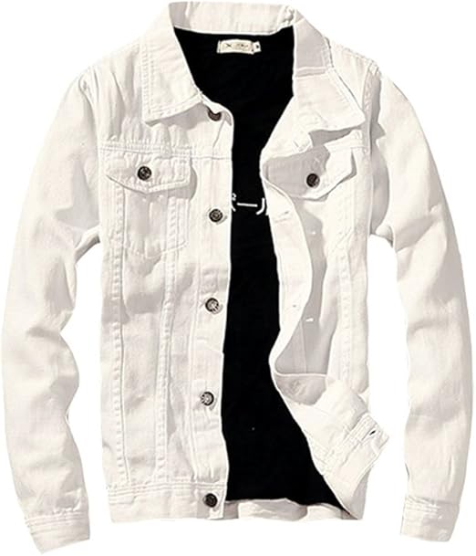 white jeans coat