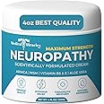 Medical Miracles Neuropathy Nerve Therapy Max-Potency Relief Cream for Feet, Hands, Legs, and Toes - Enriched with Arnica, Vitamin B6, Aloe Vera, MSM - Expertly Crafted for Exceptional Relief 4oz