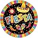 Fiesta Cinco De Mayo Party Round Dinner Plates, 8 Ct. | Party Tableware