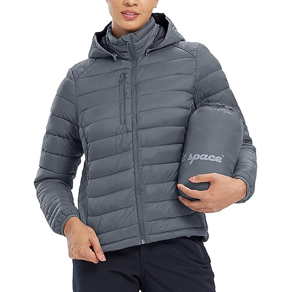 Amazon.com: fit space Down Alternative Jacket for Women Quilted 