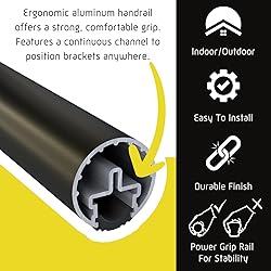Promenaid 4ft Flush Handrail Kit - Architectural