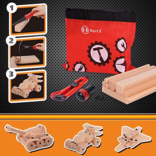 NextX Tool Toys With Eletric drill, Construction Toys, STEM Educational Pretend Play, 69 Realistic Tools & Accessories For Boys Toys Girls Toys