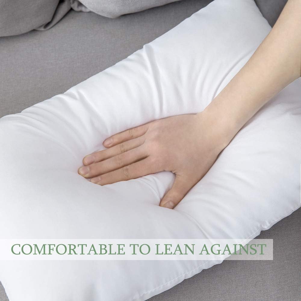 MIULEE Throw Pillow Insert Hypoallergenic Premium Pillow Stuffer Sham Rectangle for Decorative Cushion Bed Couch Sofa 12x20 Inch: Home & Kitchen