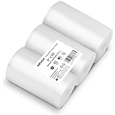 [2024 New] 6" x 50' 3 Rolls, Vacuum Sealer Rolls Bags for Food, Great for Food Storage, Sous Vide and Meal Prep, Wevac Lite