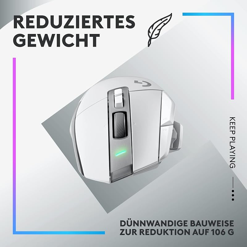 G502 X PLUS LIGHTSPEED Kabellose RGB-Gaming-Maus