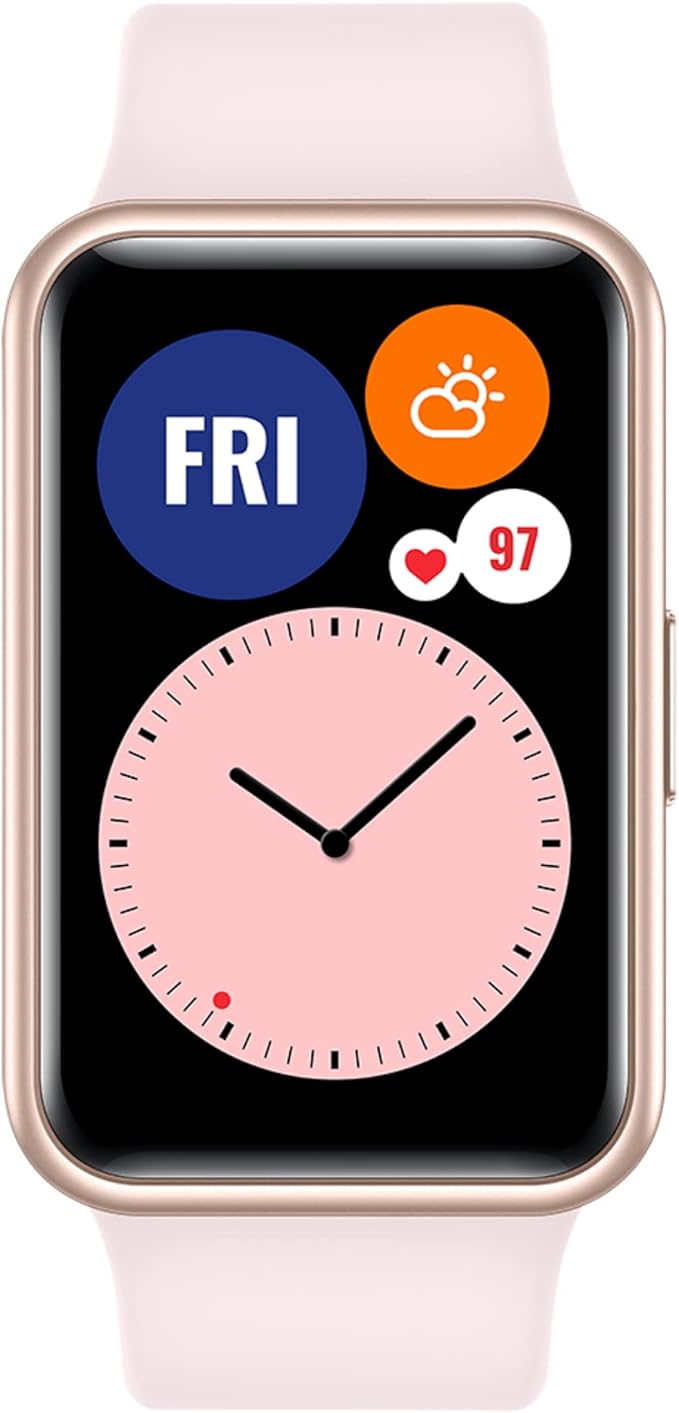 HUAWEI Watch FIT - Smartwatch con Cuerpo de Metal, Pantalla AMOLED de 1,64”, hasta 10 días de batería, 96 Modos de Entrenamiento, GPS Incorporado, ...