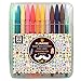 Plinrise MNM-300 colored fineliner drawing pen 0.38mm, Set of 24 Colors (24)