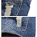 Thrivqyaf Womens Vintage Low Waist Fringe Denim Shorts Jeans Vary Styles (US 10-12/Tag 33, Blue Style 2)