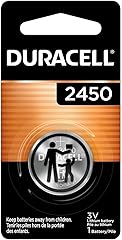 Duracell CR2450 Lithium Battery, 1 Count (Pack of 1), Coin Battery for Key Fob, Car Remote, Watch, and Other Devices, CR2450 