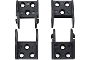 Imdinnogo BCZAMD Drag Chain End Connectors 10X15mm Spare Twist Chains Parts for Outside Open Cable Plastic Chains Cable Flexible Seperate or Joints-Pair of 2