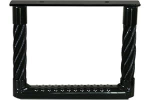 Buyers Products 5230912 9" Tall x 12" Wide Perforated Cable Truck Step, Universal Galvanized Cable Step for Big Trucks, Trail