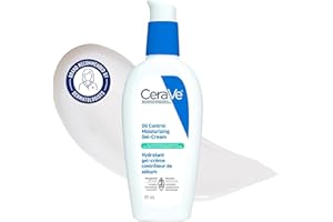 CeraVe Oil Control Moisturizing Gel-Cream for Oily & Combination Skin, 48H Hydration & 8H Shine Control, Non-Greasy, Matte Fi
