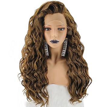 Amazon Com Anogol Hair Cap Natural Hairline Brown Front Lace