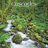 Cascades 2020 12 x 12 Inch Monthly Square Wall Calendar, USA United States of America Scenic Nature by