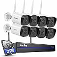 ANNKE Wireless Camera System, 16CH Expandable 4K Security NVR, 8Pcs 3MP Outdoor Cameras, 2-Way Audio, Dual-Band WiFi, Human Detection, IP66 Waterproof, 2TB HDD, Compatible with Alexa, 24/7 Protection