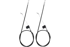 KUANYUOO Recliner Sofa and Reclined Chair Replacement Part,Universal Cable,S-Shaped(Z Tip) End,Total Cable Length : 37inch,Exposed Cable Length : 4.75inch RBHS-5, 2Pcs