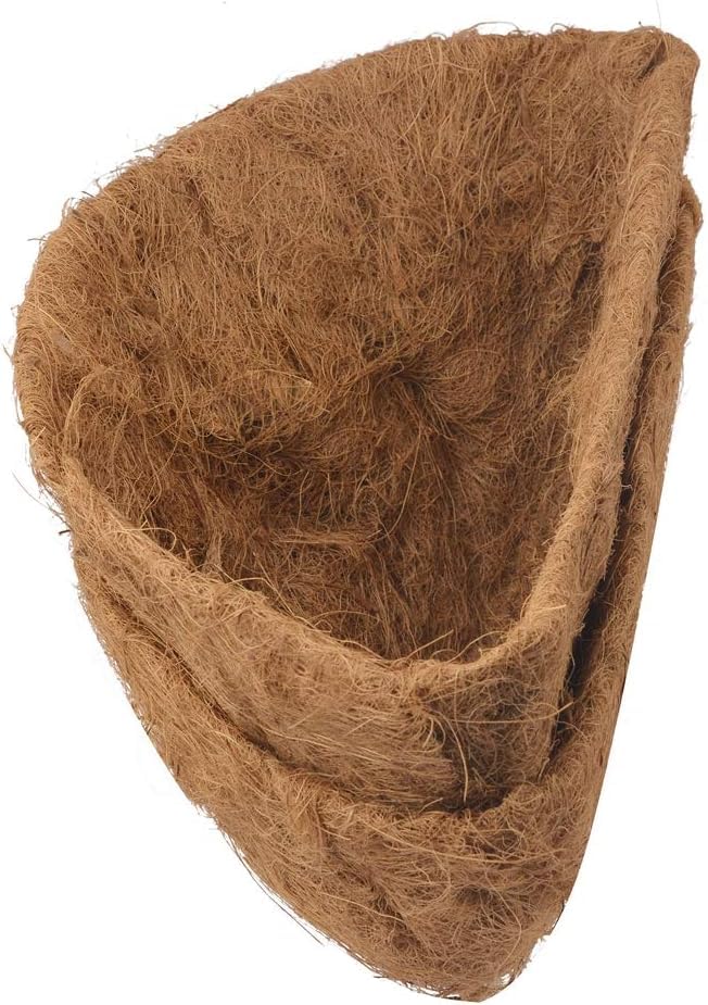 TINGMEIBESTLY TINGMEI Half Round Coco Liner, Coco Liner for Hanging Basket Wall Flower Basket, Coconut Fiber Planter Liners for Garden Planter Flowers Pots (12 Inch(30CM))