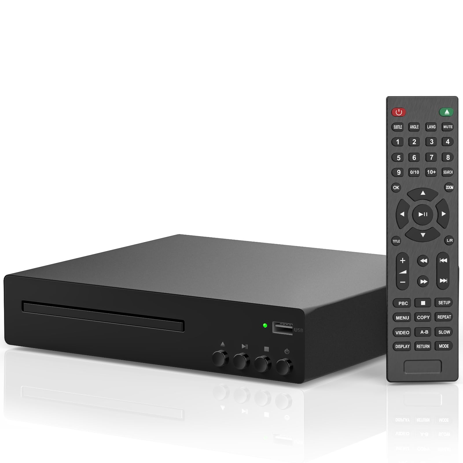 DVD Players for TV with HDMI, All Region Free DVD Player for Smart TV, HDMI and RCA Cables & Remote Included, USB Input, PAL/NTSC, Up-Convert to 1080P