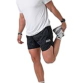 Burlebo Men’s Running Shorts 5.5” Inseam – Lightweight Quick Dry Athletic Training Shorts with Liner