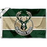 Milwaukee Bucks Small 2x3 Foot Banner Flag