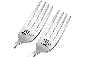 Funny Couples Anniversary Birthday Gift for Women Men Wife Husband Forks Gifts for Bride and Groom House Warming Gift for Him