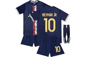 ELTONYA Messii Paris Soccer Jersey for Boys Kids #10 Ney’MARR HOM/Awy Football Jersey Kit Youth Sports Team Shirt Fan Uniform